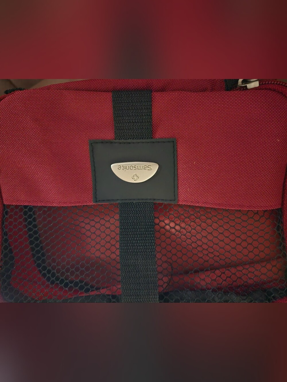 Samsonite Travel Bag Toiletries Underwear Undergarment Case Black  8.5" x 6.5"